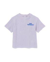 HEMA Baby T-shirt Wafel Paars (paars)