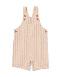 HEMA Babytuinbroek Strepen Bruin (bruin)