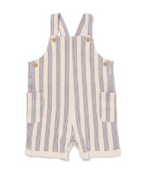 HEMA Babytuinbroek Strepen Ecru (ecru)