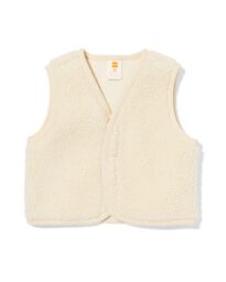 HEMA Babygilet Teddy Ecru (ecru)