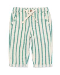 HEMA Babybroek Strepen Groen (groen)