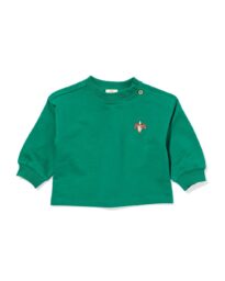 HEMA Baby Sweater Hondje Groen (groen)