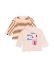 051 Baby T-shirts Rib Sprookje - 2 Stuks Multi (multi)