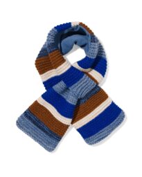 HEMA HEMA Babysjaal Strepen Blauw