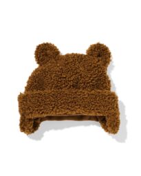 HEMA HEMA Babymuts Teddy Met Oren Bruin (bruin)