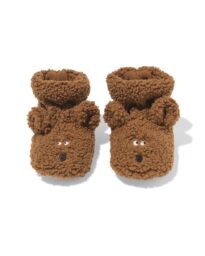 051 Babysloffen Teddy Hond Bruin (bruin)