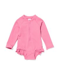 HEMA Babybadpak Met Lange Mouwen Roze (roze)
