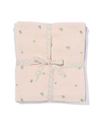 HEMA Hydrofieldoeken 60x60 bloemetjes - 3 stuks