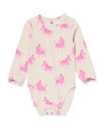 051 Meegroeiromper Ecovero™ Paard Gebroken Wit (gebroken wit)