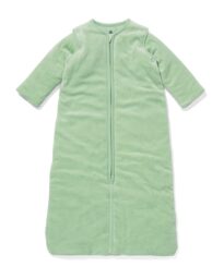 HEMA Baby Slaapzak Met Afneembare Mouwen Velvet 3.0tog Lichtgroen (lichtgroen)