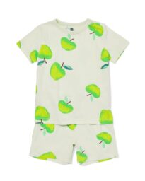 babypyjama appel groen