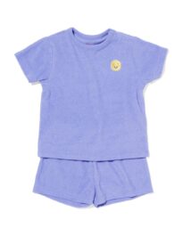 babypyjama badstof lavendel lavendel