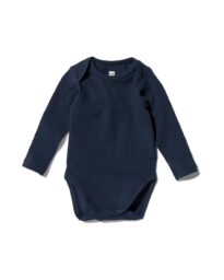 romper organic katoen stretch donkerblauw