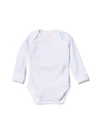 romper organic katoen stretch - 2 stuks wit