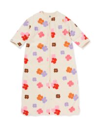 051 Slaapzak Met Afneembare Mouwen Velvet 3.0tog Bloemen Gebroken Wit (gebroken wit)