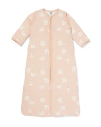 051 Slaapzak Met Afneembare Mouwen Katoen 3.0tog Ganzen Roze (roze)