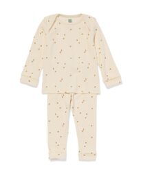 051 Baby Meegroeipyjama Bij Gebroken Wit (gebroken wit)