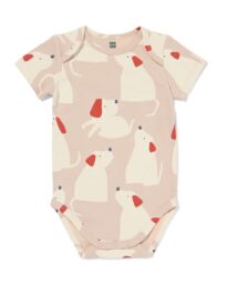 HEMA Romper Katoen Met Stretch Beige (beige)