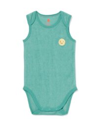 romper katoen met stretch groen