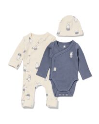 nijntje newborn set 3-delig ecru
