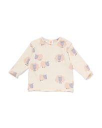 HEMA Newborn T-shirt Schaapjes Gebroken Wit (gebroken wit)