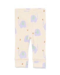 HEMA Newborn Meegroei Legging Ecru (ecru)