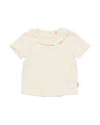 newborn T-shirt broderie ecru