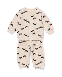 HEMA Takkie Newborn Kledingset Velours Lichtgrijs (lichtgrijs)