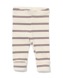 051 Newborn Meegroeilegging Strepen Ecru (ecru)