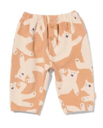 newborn sweatbroek beren bruin