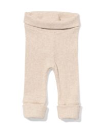 HEMA HEMA Newborn Meegroei Legging LENZING™ ECOVERO™ Rib Zand (zand)