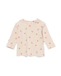 051 Newborn T-shirt Rib Beren Ecru (ecru)