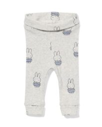 nijntje newborn meegroeilegging rib grijsmelange