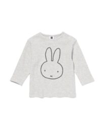 HEMA HEMA Nijntje Newborn Shirt Rib Grijsmelange (grijsmelange)