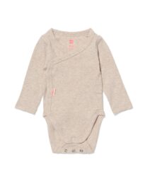 meegroei overslagromper rib met bamboe stretch zand