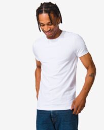 Heren T-shirt Slim Fit O-hals