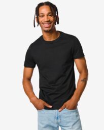 Heren T-shirt Regular Fit O-hals - 2 Stuks