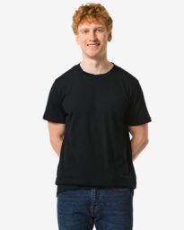 Heren T-shirt Regular Fit O-hals Extra Lang - 2 Stuks