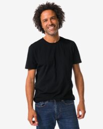 Heren T-shirts Slimfit O-hals - 2 Stuks
