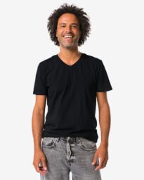 Heren T-shirts Slimfit V-hals - 2 Stuks