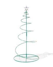 HEMA HEMA Kerstboom ⌀20x40cm Spiraal Met 30 Led Lampjes