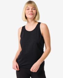 HEMA Dames Naadloos Sportsinglet Zwart (zwart)