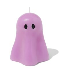 HEMA HEMA Kaars Spook 8.8x10.7cm Halloween (lila)