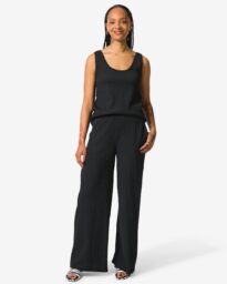 HEMA Damesbroek Nona Wide Leg Zwart (zwart)