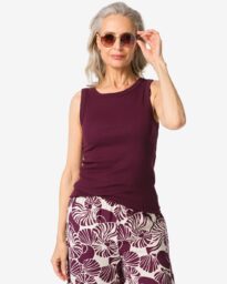 HEMA Dames Tanktop Dania Donkerrood (donkerrood)