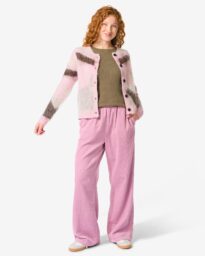 HEMA Damesbroek Lena Wide Leg Lichtpaars (lichtpaars)