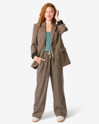 HEMA Damesbroek Lucy Wide Leg Multi (multi)