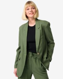 Damesblazer Isla Linnen Oversized