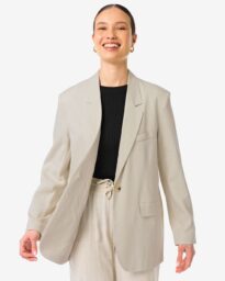 Damesblazer Isla Met Linnen