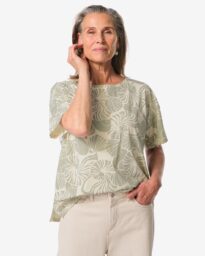 HEMA Dames T-shirt Dori Schelpen Zand (zand)
